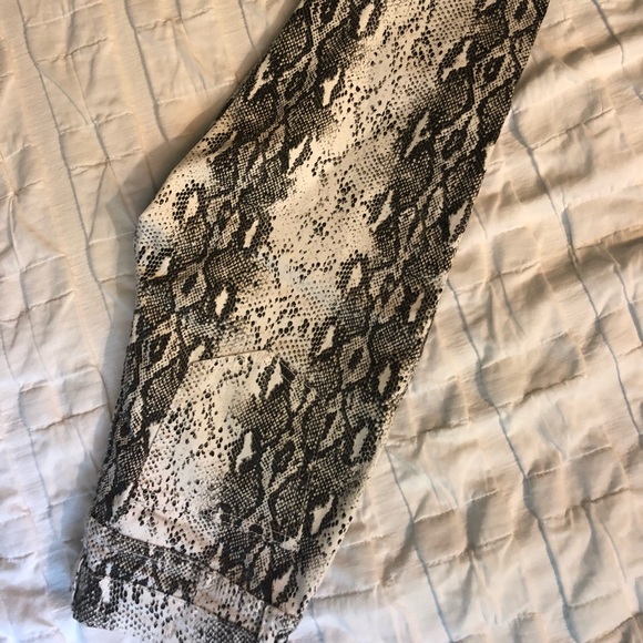 l&M California Denim Construct Snake Print Jeans - Picture 4 of 5